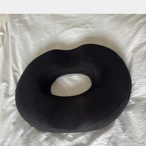 Black Donut Cushion Pillow